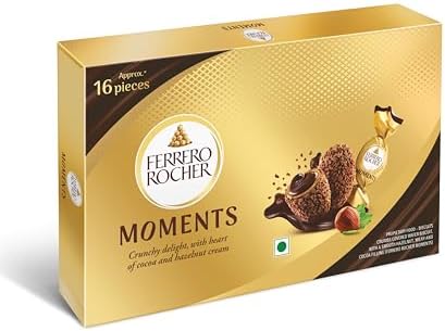 Ferrero Rocher Moments Chocolate 92.8 g (Pack of 16)