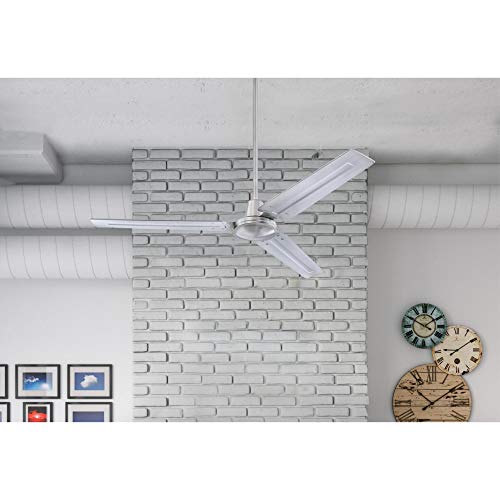 Westinghouse 7238100 Jax, Modern Industrial Style Ceiling Fan with Remote Control, 56 Inch, Brushed Nickel Finish thumbnail 2