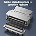 QMQJIA SCSI Female Connectors for Wiring with Coppered Contacts Plug and Play Metal Housing SCSI Cable Adapter