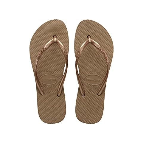 Havaianas Women's Comfortable Rose Gold Flip-Flops Cover
