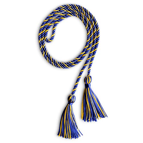 Image of Single Honor Cord Two-Color (Royal Blue /Gold)
