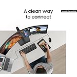 Samsung 49” Business Curved Ultrawide Dual QHD Computer Monitor, USB-C, DisplayPort, HDMI, 120Hz, VESA DisplayHDR 400, Built-in Speakers, Height Adjustable Stand, Eye Care, LS49C954UANXZA, 2024 - Image 4