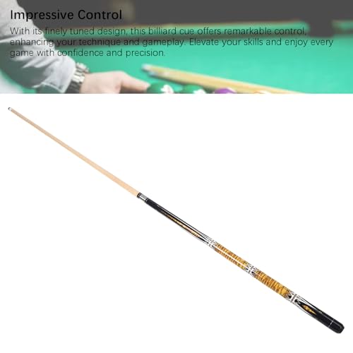 Queue de billard en érable 2 pièces avec pointe 13mm pour snooker de précision - 4