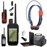 Garmin Alpha 300i Handheld Advanced Dog Tracker & Training System with inReach Technology Bundle with Garmin Dog Collar Alpha T20 Tracking Collar for Dogs with GPS + Portable Charger and More