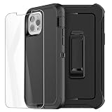 AICase for iPhone 13 Pro Max Case with Belt-Clip Holster, Screen Protector, Heavy Duty Protective Ph
