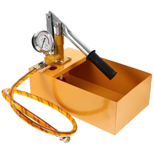 Holibanna pompe d'essai pompe de test d'eau hydraulique pompe à eau en ligne jauge manuel ls mètre plomberie pompe à main outil pompe de test de pression pompe hydrostatique