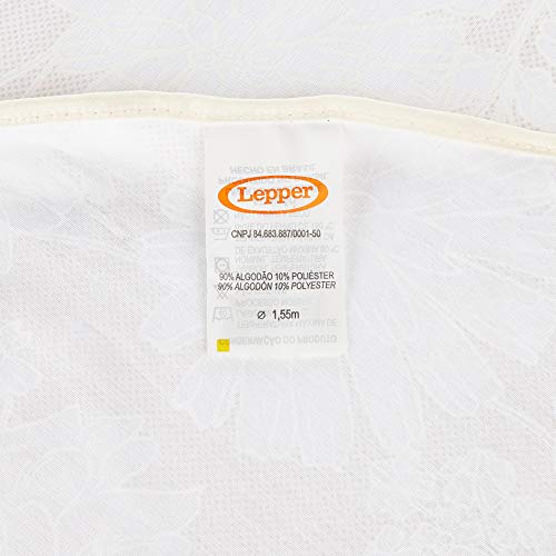 Toalha Estampada Redonda 4 Lugares Lili 1,55 m Com 1 peça