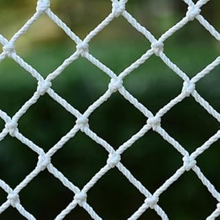 GEIRONV Balcony Stair Protection Anti-Fall Net, Child Safety Net Rope Net Fence Net Outdoor Protection Net Weaving Net 10m Protection Rope Net (Color : 5cm mesh, Size : 2 * 10m)