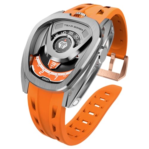 Image of Tsar Bomba Reactor Series Automatic Watch + Bezel Set | Futuristic Multi-Dial Time Display | Asymmetrical Case