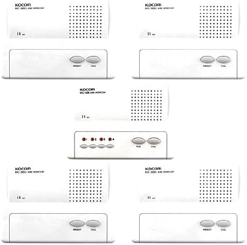 C0A-KOCOM 4-WAY HANDSFREE LED OFFICE/BUSINESS INTERCOM SYSTEM