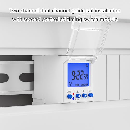 Module d'interrupteur de synchronisation avec 2 rails de canal indépendants pour montage rail - 3