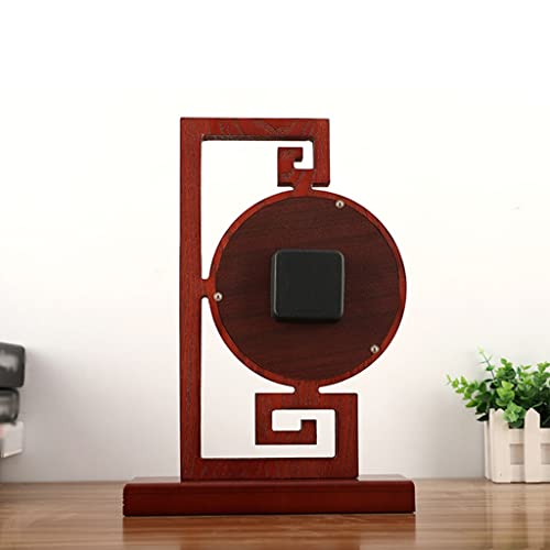 TOMYEUS Relógio de mesa vintage retrô estilo chinês relógio de mesa sala de estar relógio de mesa cr