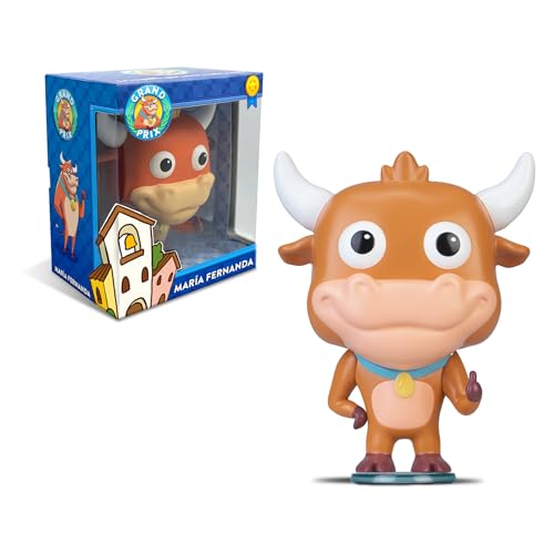 Grand Prix - Vaquilla María Fernanda de 15 cm, Figura de Vinilo del Programa de Televisión Grand Prix, Idea de Regalo, Juguete Oficial, Muñeco para Niños de 6 años+, TV Fans, Famosa (GRN00000)
