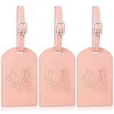 Construction en cuir synthétique : nos étiquettes de voyage pour bagages sont fabriquées à partir de cuir PU, ajoutant une touche de luxe à vos accessoires de voyage ; pas seulement joli à regarder, ce matériau offre une durabilité accrue pour une utilisation à long terme.