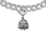 The Magic Zoo Sterling Silver Guinea Pig Charm for Charm Bracelet
