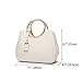 Imagen de DEERWORD Mujer Bolsos de Mano Casual Bandolera Marca Mediano Totes Antirrobo Hombro Italianos PU Cuero 5376 1 piezas Piszkosfehér