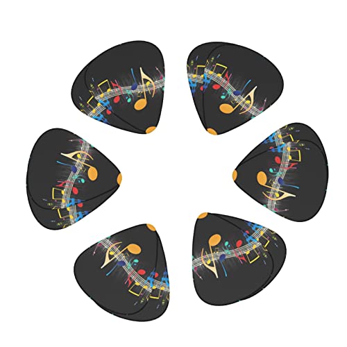 Ensemble de 12 médiators de guitare colorés pour guitare acoustique, guitare électrique, contrebasse, ukulélé - Les Beatles, Paul McCartney, John Lennon, RIngo Starr, George Harrison Ensemble de 12 médiators de guitare colorés pour guitare acoustique, guitare électrique, contrebasse, ukulélé – Image 3