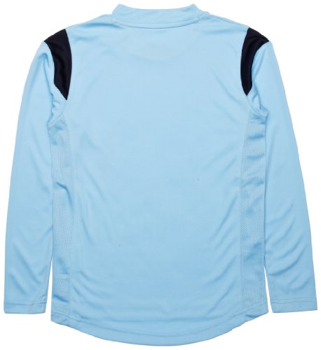 Mitre Kids Motion Football Jersey - Sky Blue/Navy, Medium/ 28-30 Inch - Image 2