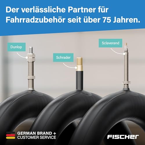 FISCHER Fahrradschlauch 28 Zoll, 35/50-622, DV