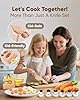 Wooden Safe Real Cooking Tool Set for Kids Toddler Teen – Montessori Kitchen Accessories & Utensils for Little Chef, with Children Proof Knife & Baking Kit, Youth Friendly Culinary Kit for Girl & Boy #1