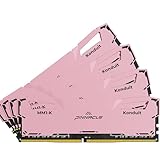 Timetec Pinnacle Konduit 32GB KIT(4x8GB) DDR4 3200MHz PC4-25600 CL16-18-18-38 XMP2.0 Overclocking 1.35V Compatible for AMD and Intel Desktop Gaming PC Memory Module RAM - Pink