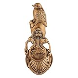 [Handgefertigt]: Der Retro-Türklopfer wird von erfahrenen Handwerkern handgefertigt. Jedes Stück ist einzigartig, elegant und im Retro-Stil, eher wie ein Kunstwerk.
