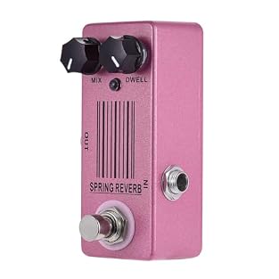 Compact design,mini spring reverb pedal that fits efficiently on any pedalboard while delivering professional hall effects for electric guitar Sound control,has adjustable dwell and mixing potentiometers for precise mixing of dry and wet signals for ...