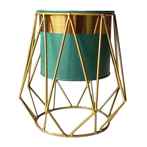 BESPORTBLE Pflanzbehälter Für Veranda Und Balkon Eisen-pflanzgefäß Mit Stand Für Büro Und Zimmer Dekotopf Für Sukkulenten Und Grünpflanzen Pflanzenhalter Für Innenbereich