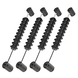 Abaodam Tischfußballzähler Schwarz mit Perlen Langlebige Punktezähler Anzeigetafel Einfach zu Verstellen Tischfußballzubehör für Spielzimmer und Vereinswettbewerbe