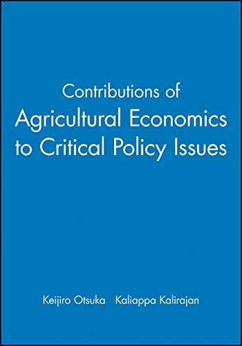 Contributions of Agricultural Economics to Critical Policy Issues
