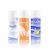 RAMPI Desodorante en spray desinfectante para tejidos y ambientes 3 x 150 ml – IgienSoft, DeoEffe, DeoIgenTex – Desodorante de bolsillo para ropa, zapatos, coche y casa – Neutraliza olores, no moja