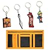 Naruto Wallet and 4 Keyrings or 6 Keychain Set for Boys Girls Trifold Wallet Zippered Coin Pocket Anime Gift for Kids - Image 5