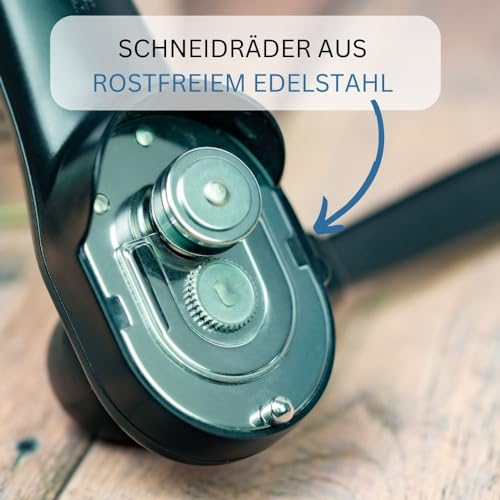 Westmark Sicherheitsdosenöffner, mit Zange und Hebel, Länge: 17,5 cm, Rostfreier Edelstahl/Kunststoff, Klu 2, Schwarz, 10382260 – Ansicht 4