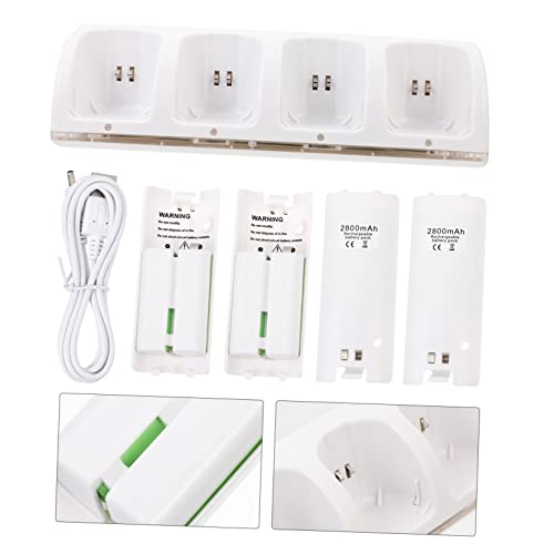 Adaptador de batería Kombiuda para evitar cortes en consola con base de carga 6