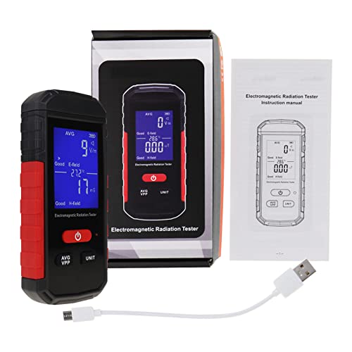 Detector EMF Electromagnético con alarma sonora y luz miniatura 3