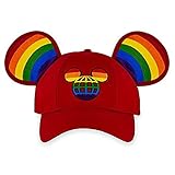 DisneyParks Rainbow Pride Mickey Ears Baseball Cap Hat