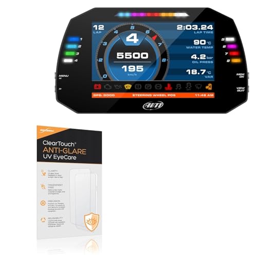 BoxWave Screen Protector Compatible With AiM MXG 1.2 Strata - ClearTouch Anti-Glare Anti-UV EyeCare (2-Pack), Filters out Harmful Blue Light Reduce Fatigue