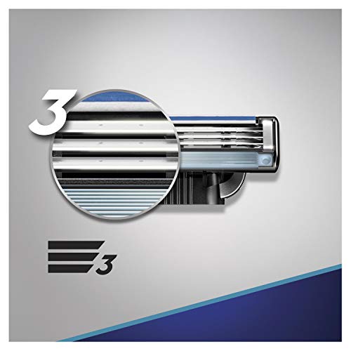 Gillette Mach3 Start Rasierklingen, 8 Ersatzklingen für Nassrasierer Herren mit 3-fach Klinge - Image 3
