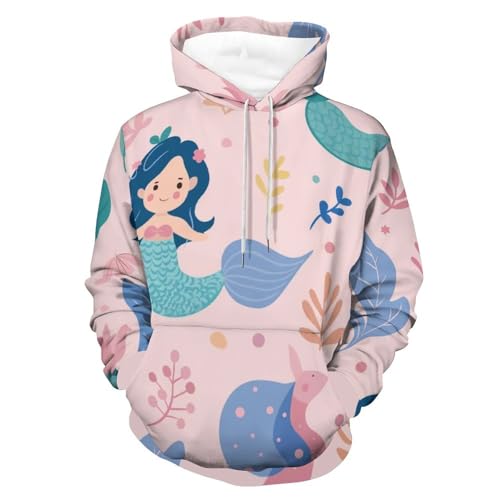 Hoodie sirène de dessin animé idéal pour vos journées cocooning à la maison