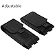 Urvoix Black Army Camo Molle Tasche für Handy Gürteltasche Holster Cover Case Größe L