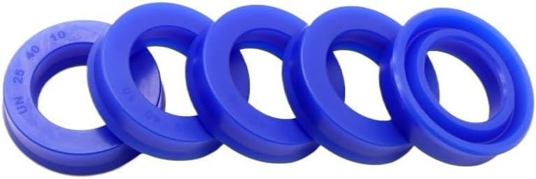 Oil seals, UN Radial Shaft Seal ， 5pcs Radial Shaft Hydraulic Seal ID 8-19mm Polyethane Piston Rod PU Single Lip U COil(19x26x5mm)