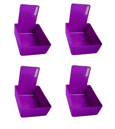 4/Pk Dental Lab Pan Hanging Medium Plastic Dental Medical Pro