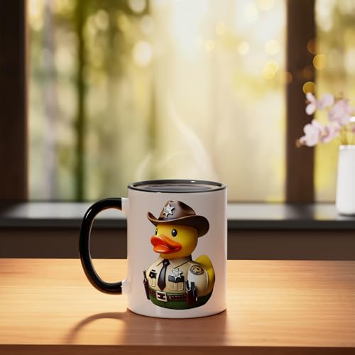 Taza de Cerámica Negro y Blanco 11 oz miniatura 3