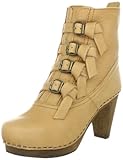 sanita stiefeletten  Sanita Wood-Elm Plateau Boot 456410-93, Damen Fashion Halbstiefel & Stiefeletten, Beige (Camel 93), EU 36