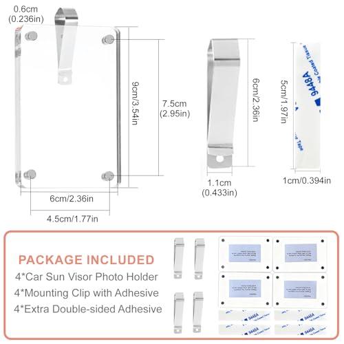 Save $2 on 4Pcs Car Clip Picture Holder - Now $7.99