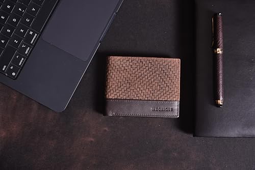 Top Grain Leather Wallet for Men, Bifold Minimalist Wallet with RFID Blocking, Solid Strong Stitching Leather Card Holder, Mens Slim Wallet Mens Accessories (Light Tan)2