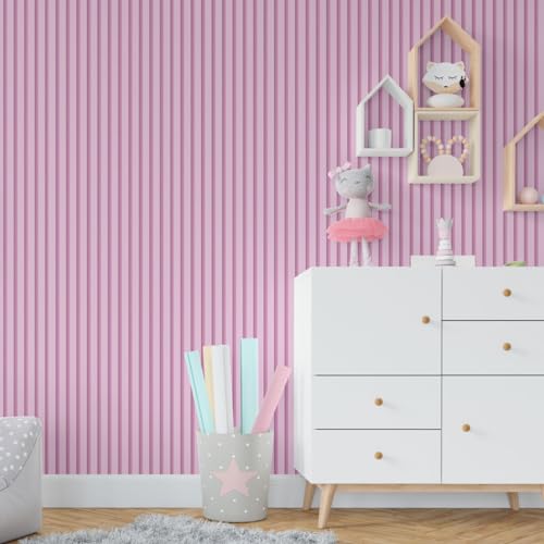 Papel De Parede Autoadesivo Listrado Ripa Rosa Verde Lilás Cinza Amarelo Azul Painel Ripado Decoraçã