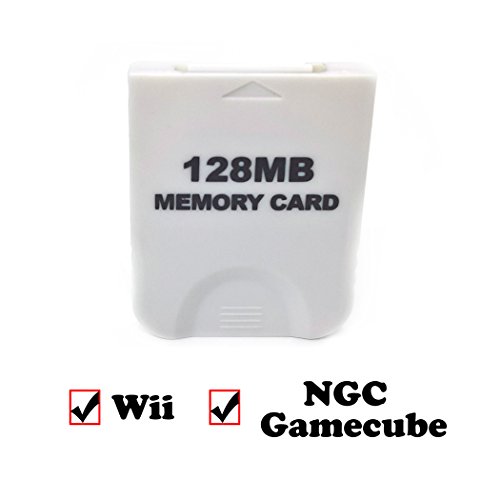 Aoyoho White 128Mb Gaming Memory Card Compatible Wii And Gamecube #TOP2