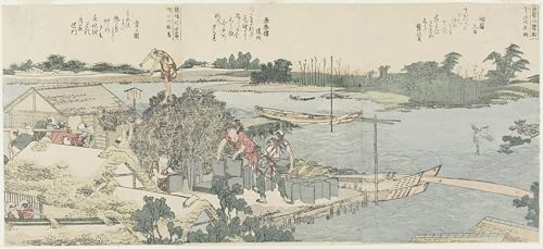 Art mural Hokusai poster de peinture japonaise décorative graffiti 60x90cm pour maison
