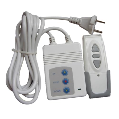 Miiauflskld Control Remoto 315MHZ Controlador de Pantalla de Proyector Cortina Eléctrica Control Remoto Inalámbrico Receptor de Interruptor Enchufe de la UE